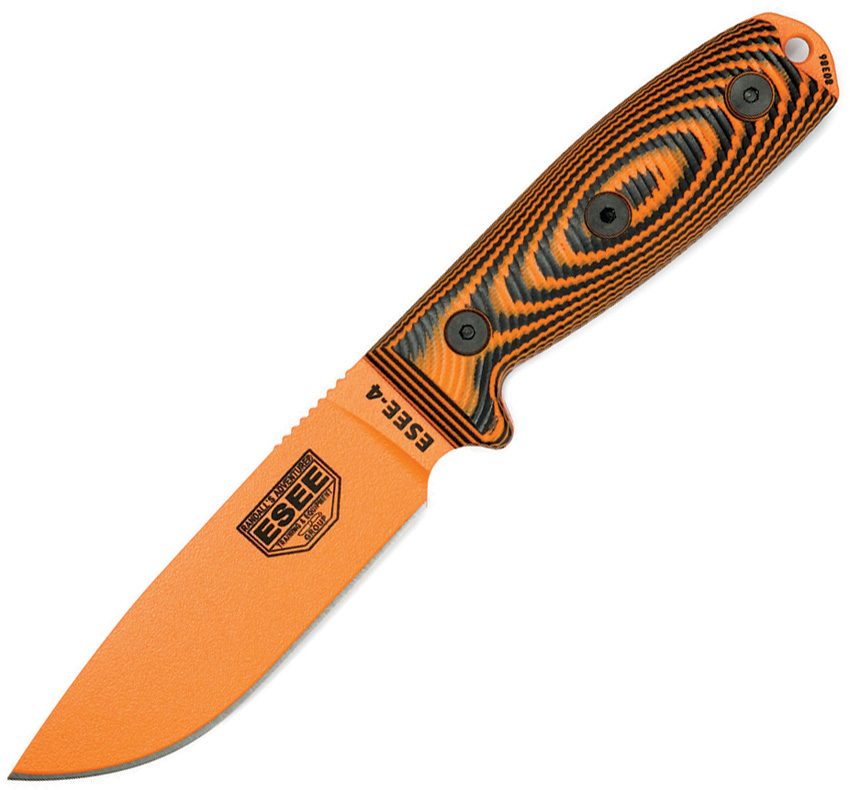 ESEE Model 4 3D Fixed Blade Orange 