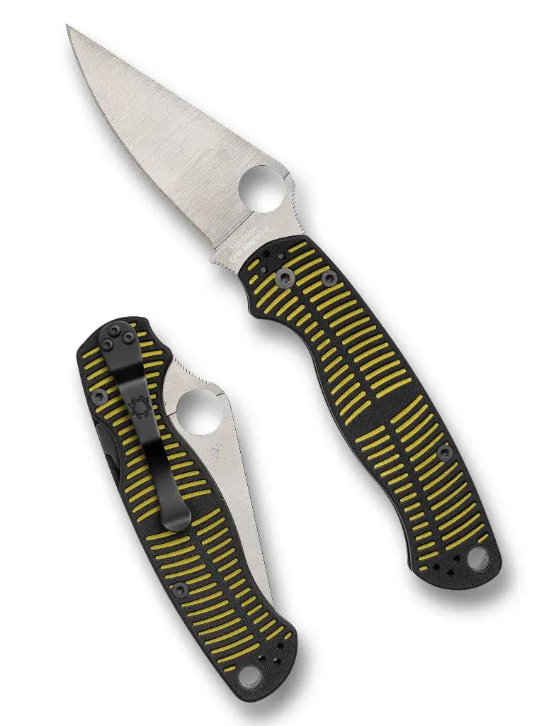 Spyderco Para Military 2 Salt CPM MagnaCut Yellow