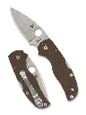 Spyderco Native 5 Brown G-10 CPM 15V Sprint Run