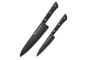 Samura SHADOW Set of 2 kitchen knives with black non-stick coating