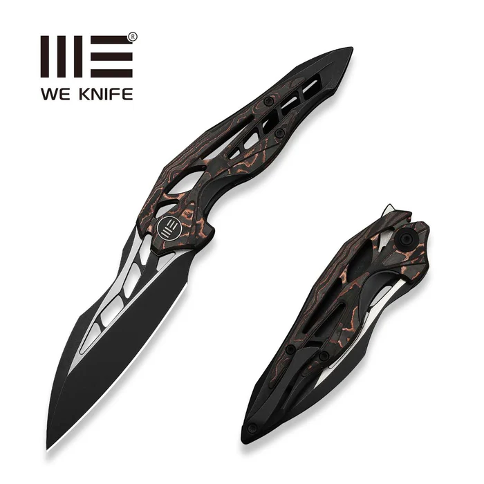 WE KNIFE Arrakis Black With Copper Foil Carbon Fiber Limited to 299 Pcs