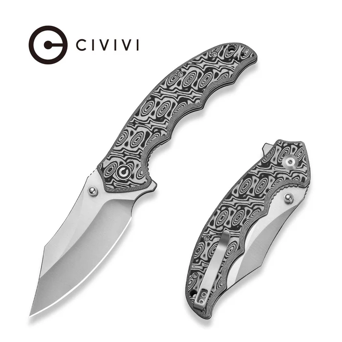 CIVIVI Pentad White Vortex Micarta