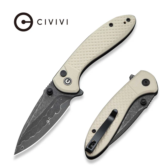 CIVIVI Faeger Ivory G10 - Damascus 