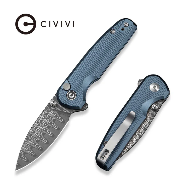 CIVIVI Mini Shakan Blue - Damascus 