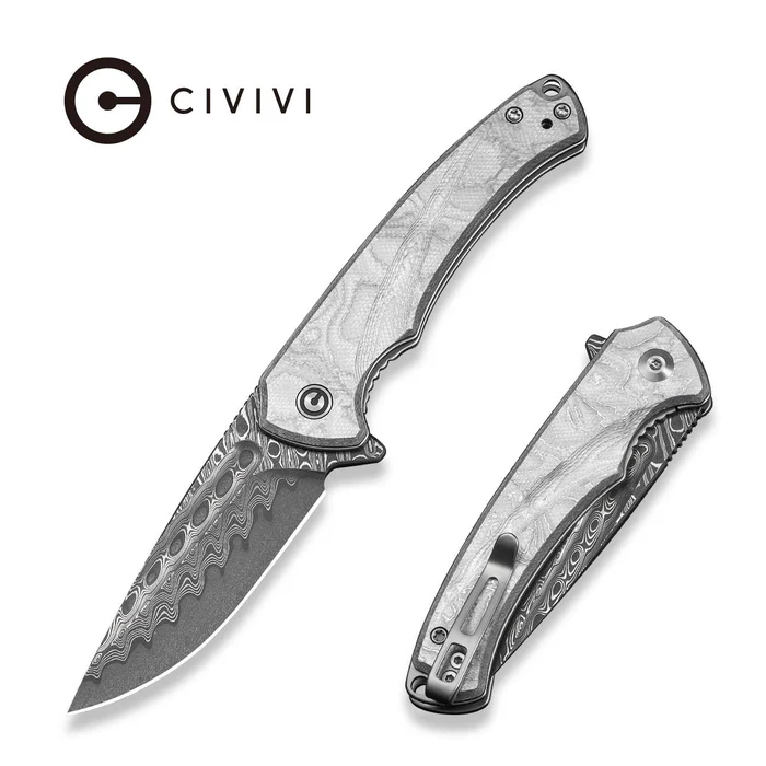 CIVIVI Voidflare Aluminum Foil - Damascus 
