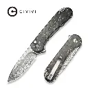 CIVIVI Elementum II Carbon Fiber & Resin - Damascus 