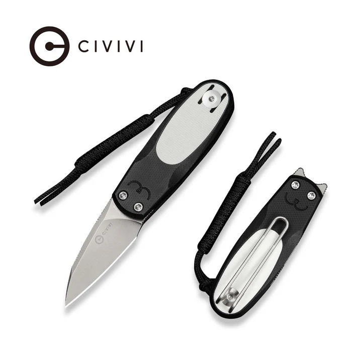 CIVIVI Purr Black & White G10 - Slip Joint