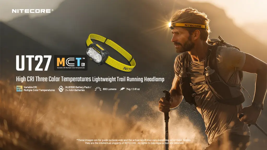 Nitecore Headlamp UT27 ( MCT ) - Black