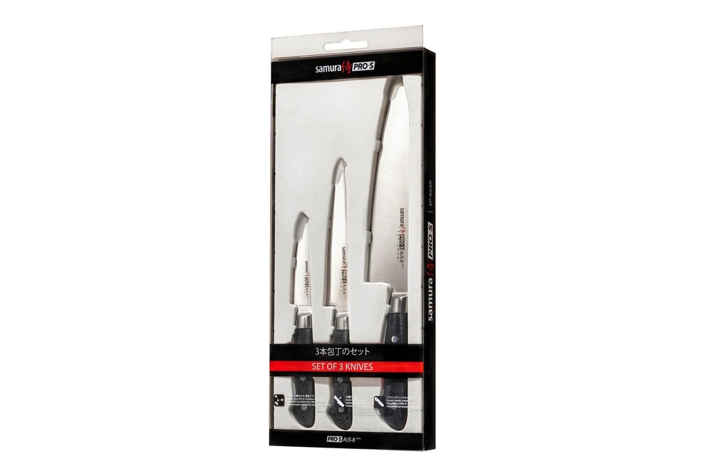 Samura PRO-S Set of 3 kitchen knives