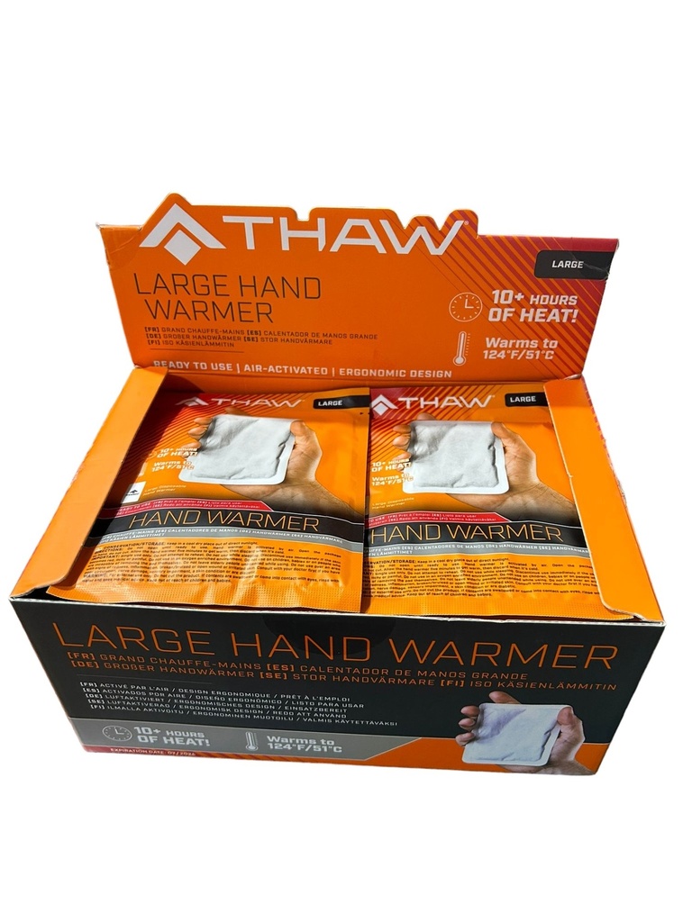 THAW - 40 Packs-Disposable Hand Warmer - Large