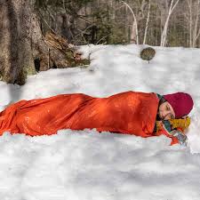 SOL Emergency Bivvy with Rescue Whistle - Orange