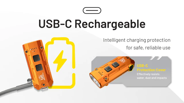 Nitecore Keychain Light TIP3 - Blue