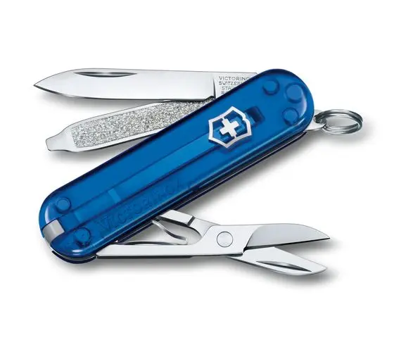 Victorinox Classic SD Transparent Deep Ocean