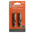SOL Rescue Metal Whistle, 2 Pack