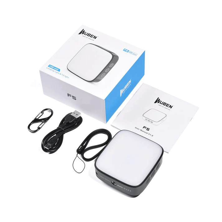 Wuben F5 Power Bank Camping Light Gray