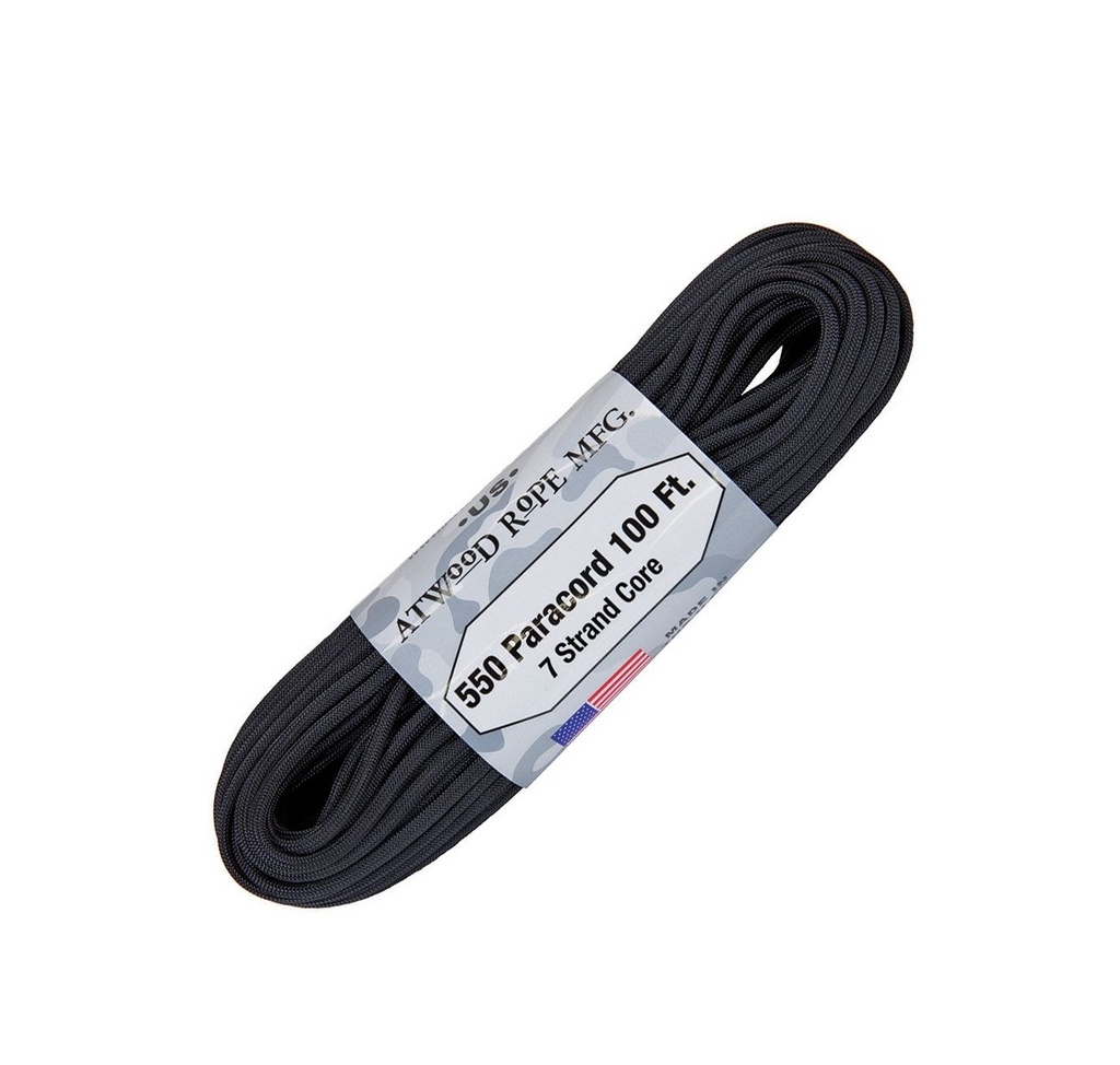Atwood Parachute Cord Black