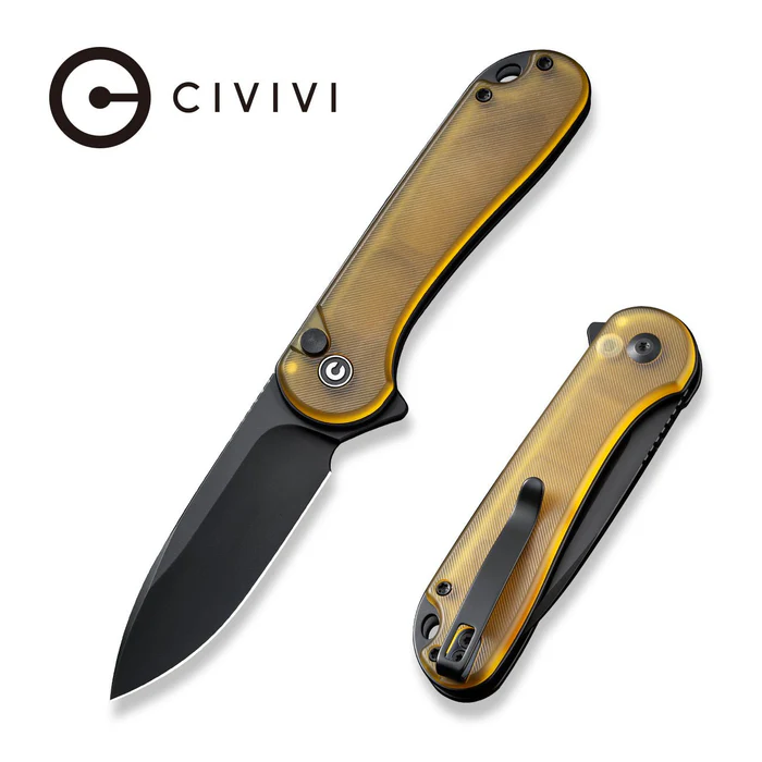CIVIVI Button Lock Elementum II Flipper Knife Ultem Handle