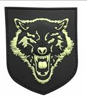 Tsno 3D Wolf PVC Patch Glow