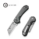 CIVIVI Elementum Utility Thumb Stud & Button Lock Knife Aluminum Handle