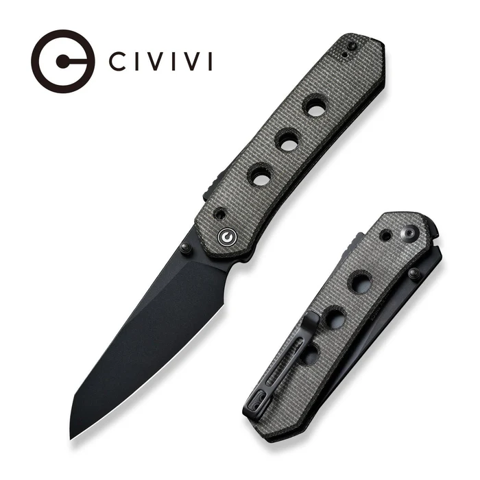 CIVIVI Vision FG Thumb Stud & Superlock Knife Micarta Handle