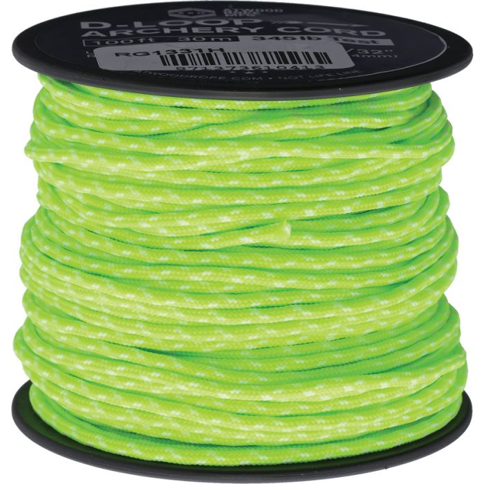 Atwood D-Loop Cord Neon Green Glow