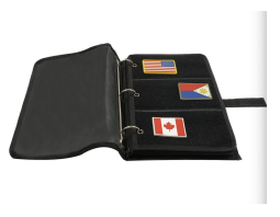 Tsno Patch Display Book with 5 sheets inside Black