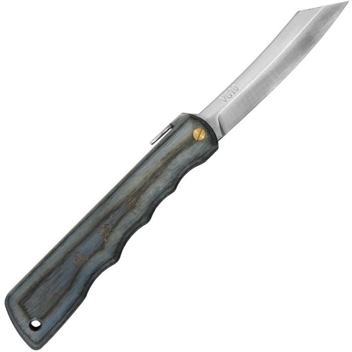 Higonokami Woody VG10 Folder Blue 