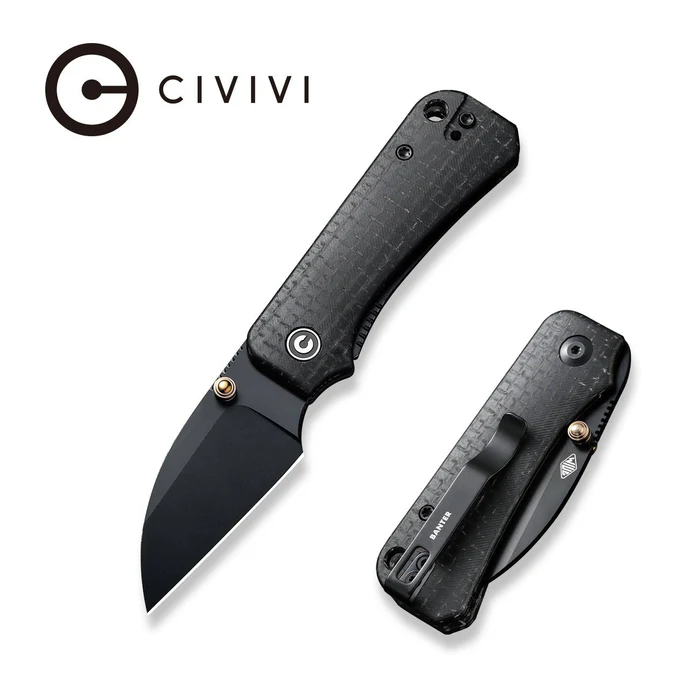 CIVIVI Baby Banter Wharncliffe Micarta Handle