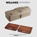 Wellhike Tea & Coffee box With Wood - Tan