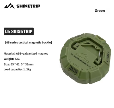 Shine trip Tactical Magnetic Buckles - Green