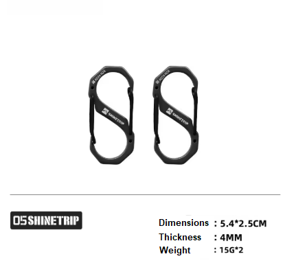 Shine trip tactical S buckle Medium - Black