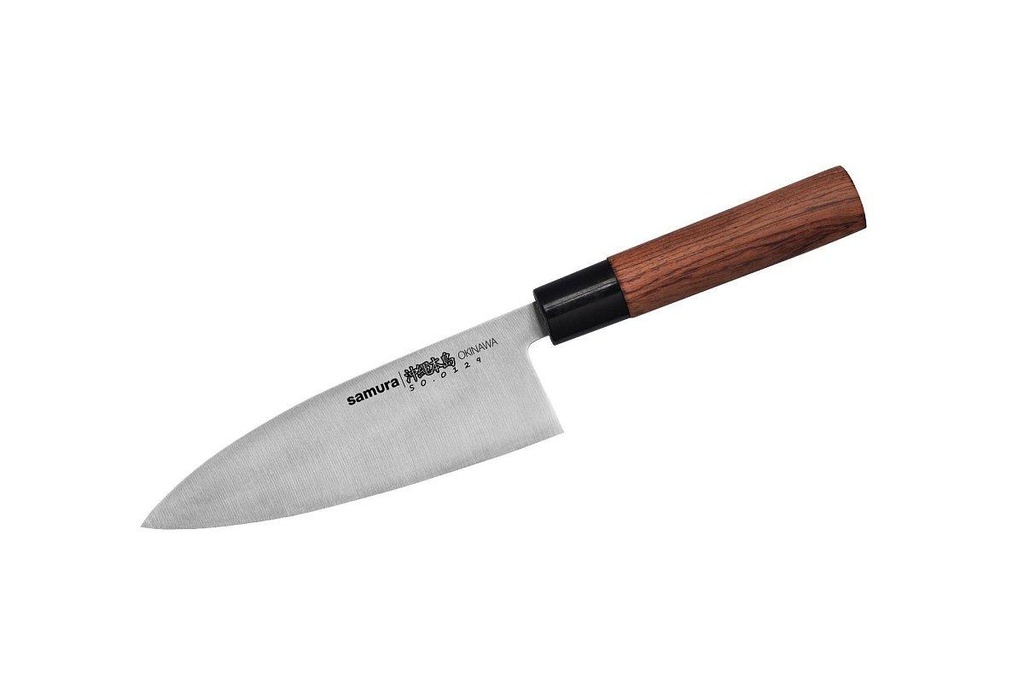 Samura OKINAWA Deba Knife 6.7" Single-edged blade